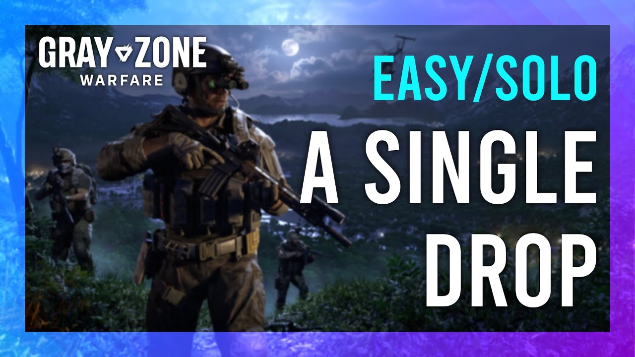 Grey Zone Warfare A Single Drop: Get the Winning Edge!