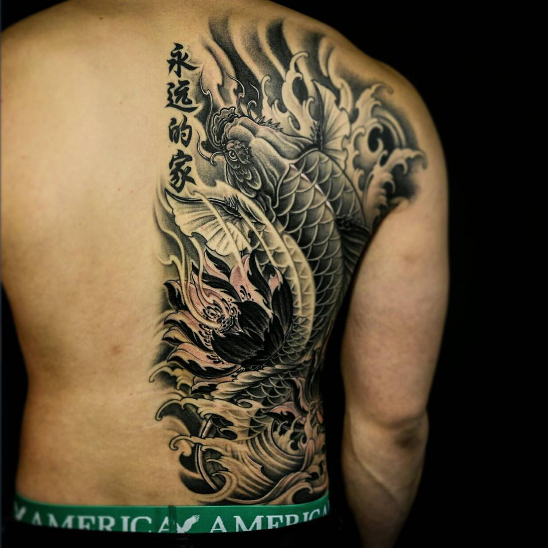 Get Inked: Understanding the Meaning Behind Koi Fish and Dragon Tattoo